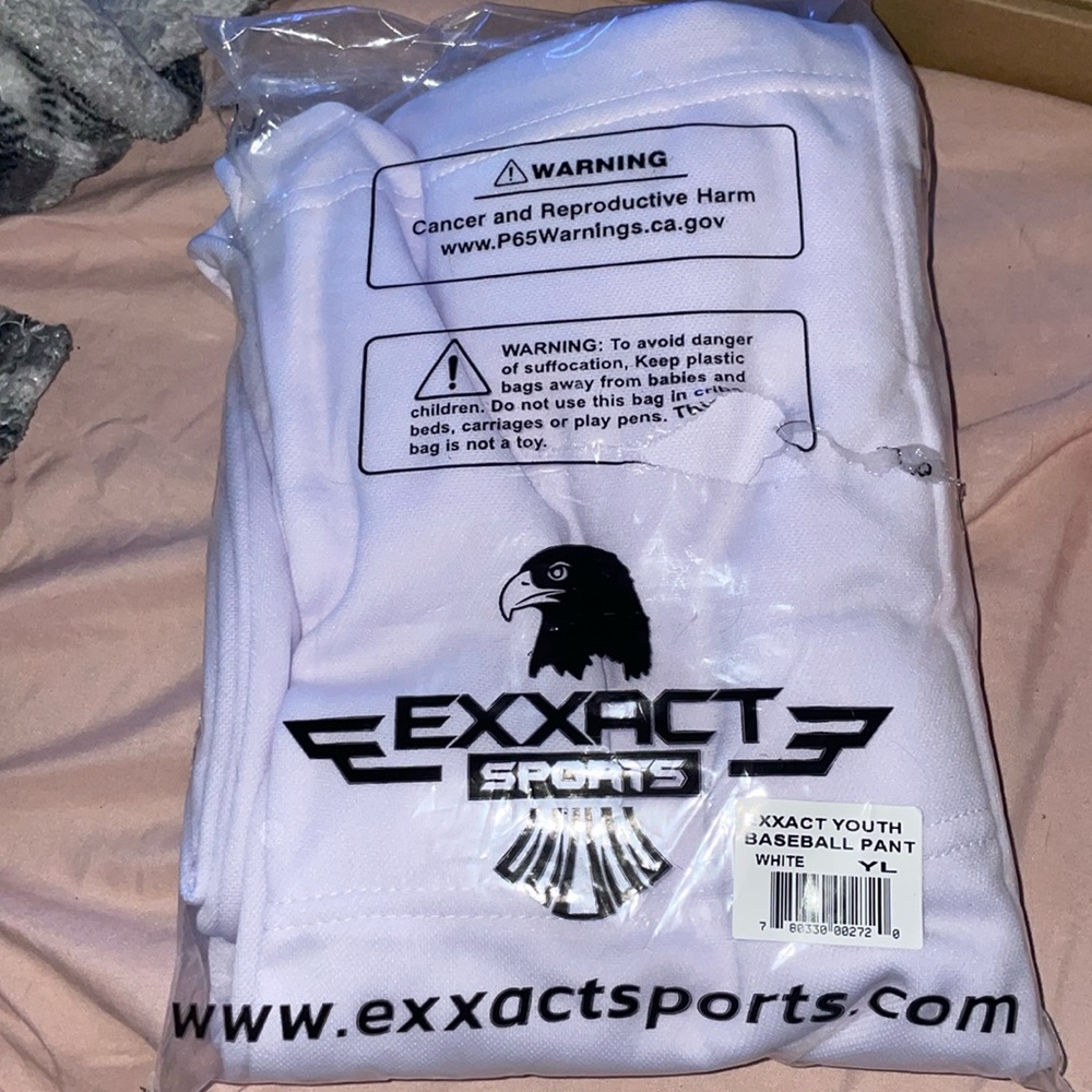 Exxact sports baseball pants for youth